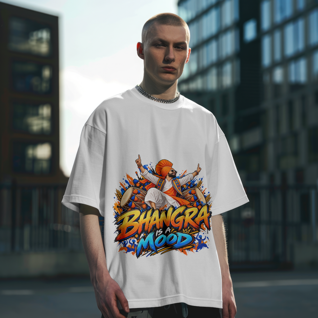 KAVSEN approved preview — Bhangra Is a Mood T-Shirt — main hero
