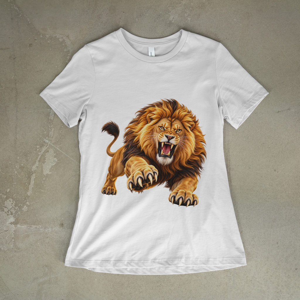KAVSEN approved preview — Roaring Lion T-Shirt — front studio