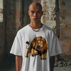 KAVSEN approved preview — Roaring Lion T-Shirt — front detail
