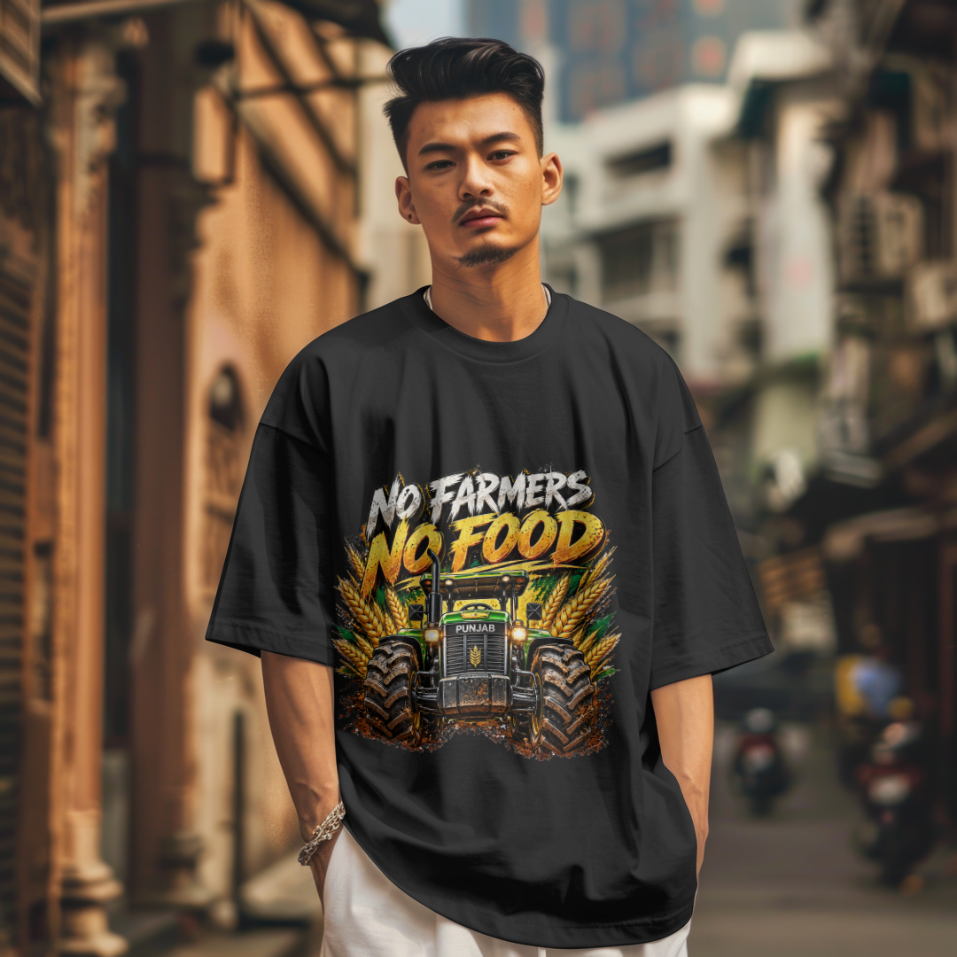 KAVSEN No Farmers No Food — front mockup view 1