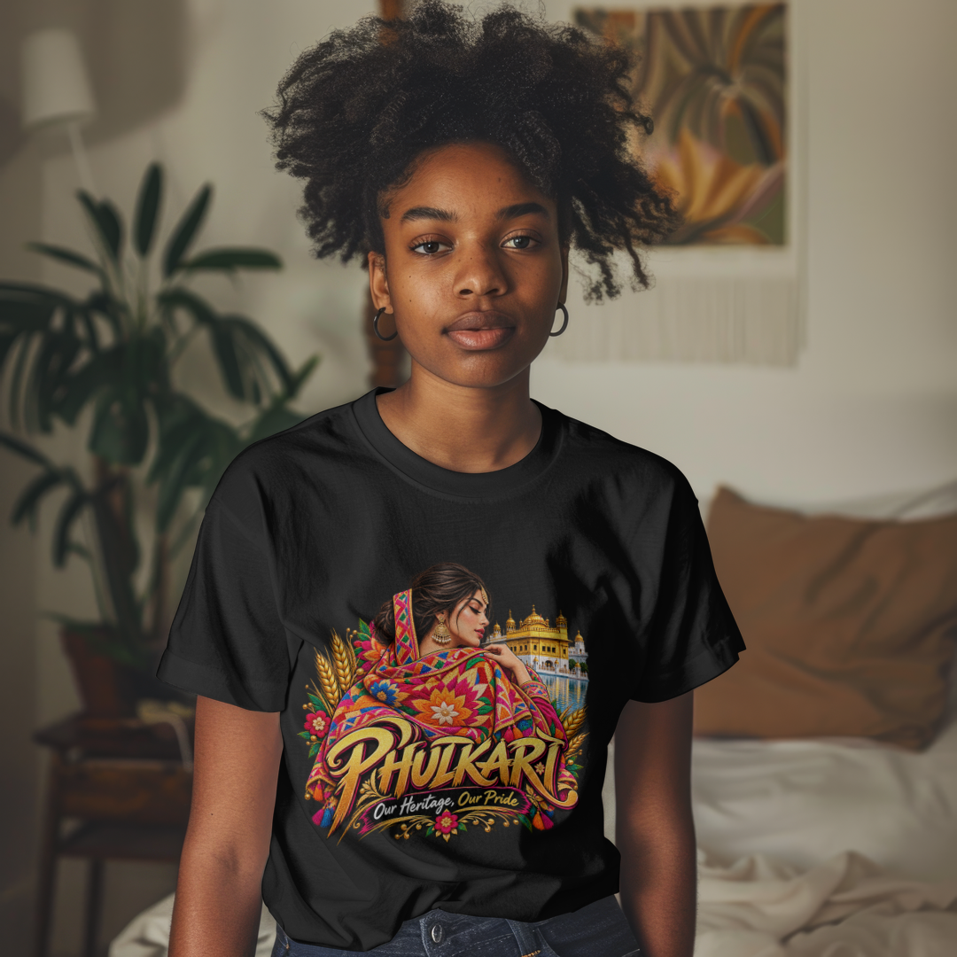 KAVSEN Phulkari Heritage — front mockup view 1