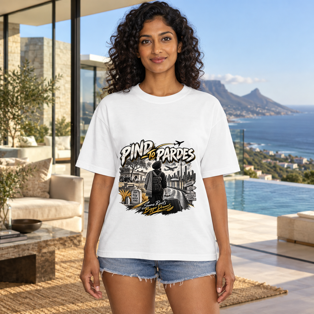 KAVSEN Pind to Pardes, Garment-dyed heavyweight 6.1oz tee, luxury front view 2