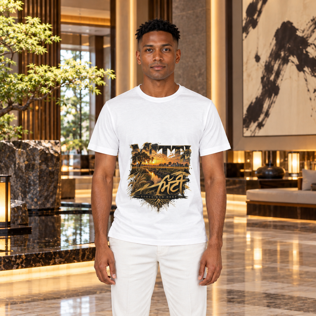 KAVSEN MITTI Roots Run Deep Bella+Canvas 3001 luxury front view 3